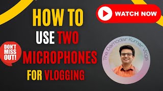 How to Connect two Microphone for Video Recording & Vlogging in Iphone & Android