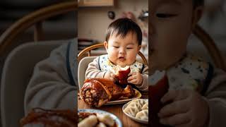 Baby mukbang food #shorts #shortvideo