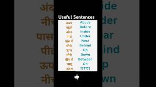 #usefulsentences #learnenglishfromhindi #learn #daily #english #hindi #sentences