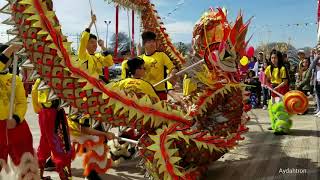 Hoa Dao Lion and Dragon Dance @ SB Food Depot (Feb 17, 2018)