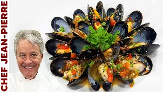 Easy Steamed Mussels - The Best Ever! | Chef Jean-Pierre