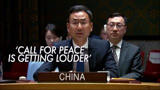 China at UNSC: Expanding crisis, prolonging war to promote geopolitical interests will NOT succeed