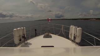 Beaverstone Bay to Killarney via Collins Inlet Time Lapse Georgian Bay