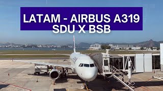 TRIP REPORT | LATAM Airlines - Airbus A319 - Rio (SDU) to Brasília (BSB) | Premium Economy