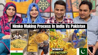 Indian Nimko Making Hygiene Vs Pakistani Nimko Making Hygiene | Nimko Making Process | Reaction!!