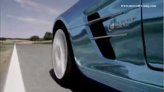 Mercedes SLS AMG Coupe Electric Drive in Action