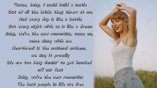 Taylor Swift - New Romantics (Taylor's Version) (Lyrics)