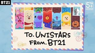 BT21's Video Message (Japanese ver.) | 5th_ANNIVERSARY