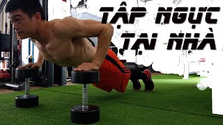 10 Bài Tập XÂY DỰNG CƠ NGỰC TẠI NHÀ VỚI TẠ DUMBELL | CHEST WORKOUT AT HOME WITH DUMBELL