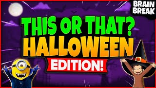 Halloween This or That? | Halloween Brain Break | Halloween Games For Kids | Just Dance | GoNoodle