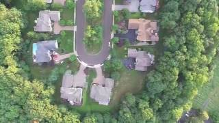 New Hope drone flight from cemetary