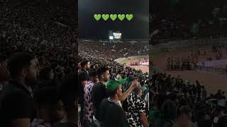 فرحة جمهور الرجاء بالهدف الأول 💚 #explore #football #rca #rajaclubathletic #botola_maroc #casablanca