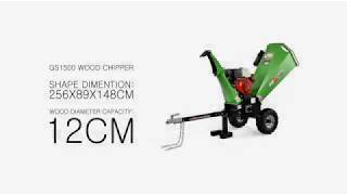 Petrol wood chipper machine supplier, Best wood chipper manufacturer