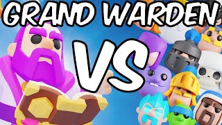 Grand Warden vs EVERY Mini!