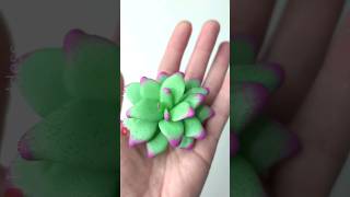 #DIY Hot Glue Succulent Plant #doityourself #creative project