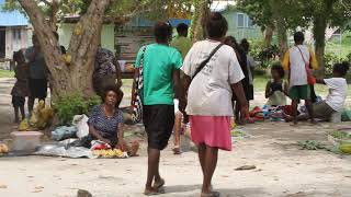 A Morning Market in the Solomon Islands