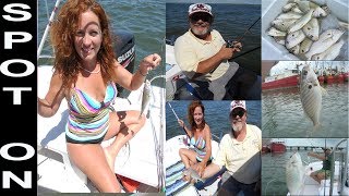 Spot fishing in Phoebus Virginia by the Chesapeake Bay Jim Baugh Outdoors TV