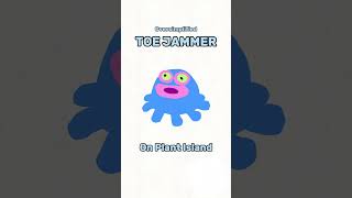 Oversimplied TOE JAMMER on Plant Island! #msm #animation