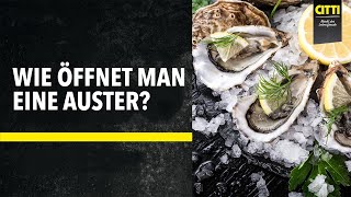 Austern öffnen mit Enrico Glomm, Abteilungsleiter CITTI SEAFOOD