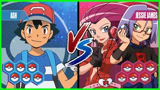 Pokémon Battle Pedia: Alola Ash Vs Jessie and James