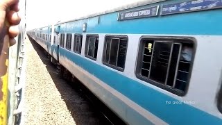 12051 Dadar Madagaon Janshatabi Express with Vistadome Coach at Adavali Station(Konkan Railway)