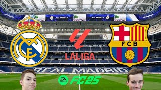 REAL MADRID - BARCELONA MECCS SZIMULÁLÁS BARNABÁS KOLLÉGÁVAL | EA FC 25