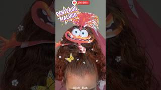 Penteado Maluco fácil| divertidamente #cabelomaluco @Juhlilas