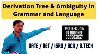 Lecture 15 - Derivation Tree and Ambiguity in Grammar and Language