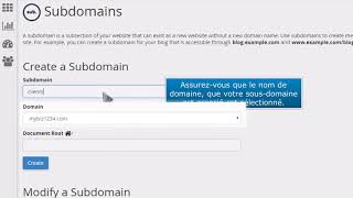 cPanel : comment créer un sous-domaine