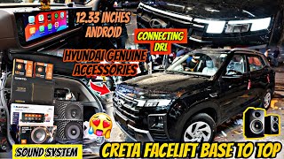 2024 Creta Facelift Modification ✅ Best Sound System Upgrade 🔥✅ Hyundai Creta Genuine Accessories 💥