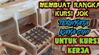 membuat rangka karet jok kursi kerja_Alga Elga