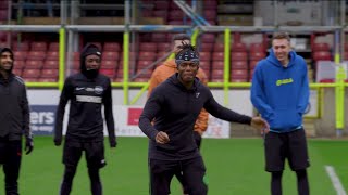 KSI hits a NO LOOK CROSSBAR