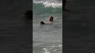 Dog Saves the owner from drowning