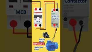 Modular contactor Moter #switch #shortsvideo #video #viral #shortsvideo #electrical