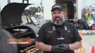 BBQ Pitmaster Adam Roberts Teaches us how to cook Mushroom Parmi's and Mushroom Skewers on the BBQ