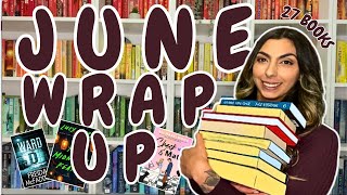 📚 June Wrap Up 📚 || 27 books read, including the most disturbing book i have ever read 😳