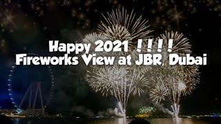 FROM DUBAI, HAPPY NEW YEAR!!! || FIREWORKS AT JBR, ATLANTIS, BURJ AL ARAB ||🎆🎇✨