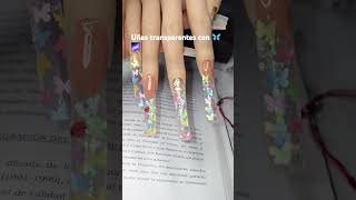 #Uñas XL transparentes #Dale like #Suscribete x más #Comparte #Activa la 🛎 #uñas 🤚de práctica