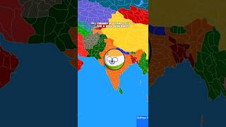 Pakistan and India Trip ✈️ to USA  #countryballs  #geography #viralshorts #trip