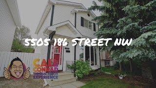 **SOLD** Edmonton Home For Sale | 5505 186 Street NW | Jamieson Place | Conrad Bitangcol REALTOR®