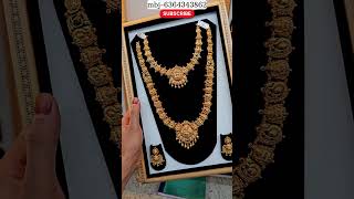 60 gm amazing gold necklce earrings set #gold #shorts #necklace #earrings #trending