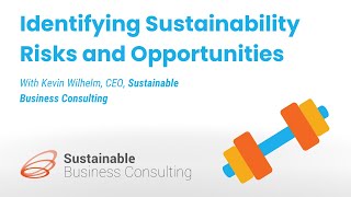 Identifying Sustainability Risks and Opportunities