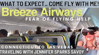 Breeze flight to Las Vegas. Flying anxiety tips