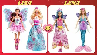 LISA OR LENA BARBIE EDITION #lisaorlenachoose #lisaorlena