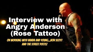 Exclusive Angry Anderson interview - Bon Scott and I were the street poets!