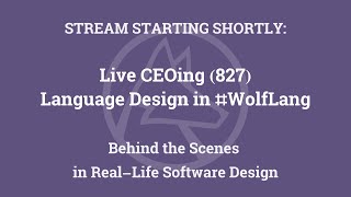 Live CEOing Ep 827: Language Design in Wolfram Language [Tabular]