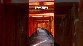 Watch until last for reality 🫣(Expectation Vs Reality)#kyoto #japan #travel #youtubeshorts