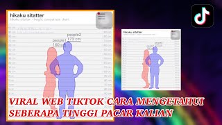 cara mengetahui Seberapa Tinggi badan pacar kalian Viral web TikTok