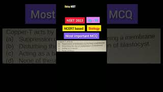 Most Expected Questions of Biology | Most Expected MCQs | NEET Biology 2023 Ep - 22