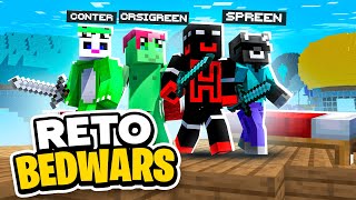 Bedwars con Spreen, Conter y Crisgreen 🔥